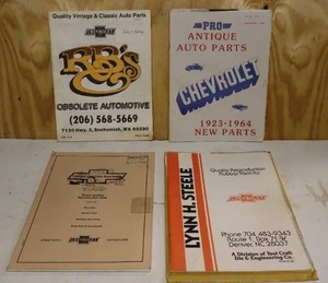 lot 275 image: Quality Vintage & Classic Automobile Parts Catalog Books Etc