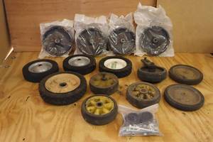 lot 279 image: Assorted Small Wheels Etc