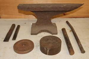 lot 341 image: Antique Anvil Etc.