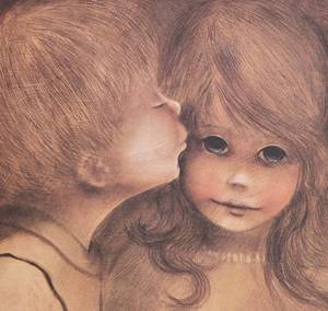 lot 38 image: Sweet Margaret Kane Framed Print