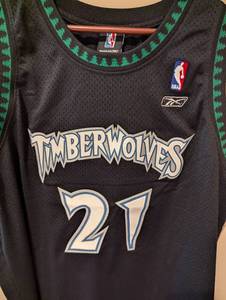 lot 23 image: MN Timberwolves Kevin Garnett Jersey