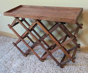 lot 65 image: Wood Wine Rack