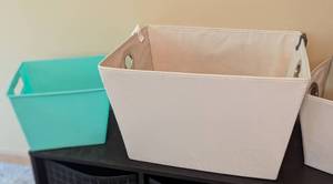 lot 77 image: Assorted Storage Containers and Cube