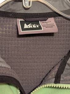 lot 103 image: Womens REI Fleece Zip Up Jacket