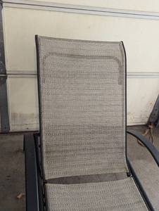 lot 113 image: Pair of Patio Lounge Chairs