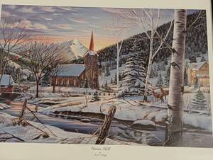 lot 133 image: Small Framed Union Hill Print by Trevor Eckhoff