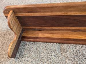 lot 140 image: Hanging Wood Wall Shelf