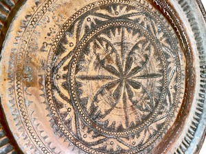 lot 11 image: Antique 21 Copper Decorative Plate