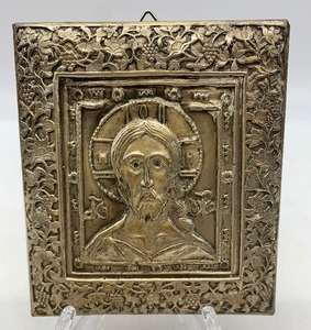 lot 54 image: ST. NICHOLAS Icon  The Miracle Worker