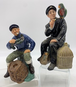 lot 11 image: ROYAL DOULTON Figurines - The Lobster Man and Shore Leave