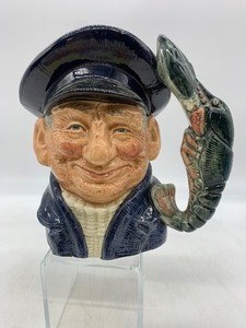 lot 12 image: ROYAL DOULTON - Lobster Man Large Toby Mug  Pitcher