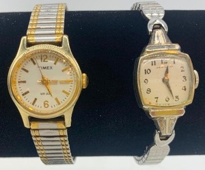 lot 129 image: 2 Vintage Womans Watches, HAMILTON & TIMEX WR30M