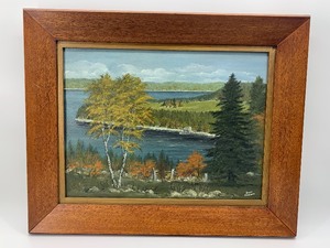 lot 121 image: Large Oil Painting by GRACE ANDERSON, Pebble Beach