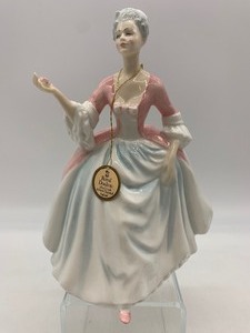 lot 110 image: Vintage ROYAL DOULTON Diana Figurine with the Original Tag