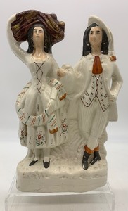 lot 102 image: Vintage 19 Century STAFFORDSHIRE Statue, The Harvest