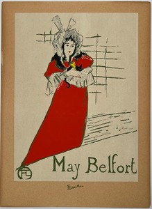 lot 36 image: HENRI DE TOULOUSE-LAUTREC - French Impressionist - May Belfort - Signed Lithograph