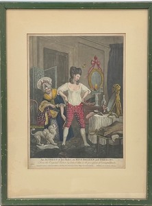 lot 188 image: 18th Century Life Art History - An Actress at her Toilet by JOHN COLLET