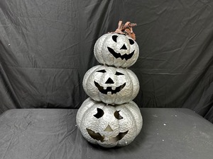 lot 166 image: Stacking Pumpkin Lantern Measuring 22 inches H