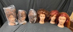 lot 195 image: 6 Cosmetology Mannequin Heads