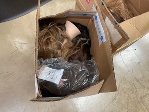 lot 237 image: Two Boxes full of Cosmetology Mannequin Heads