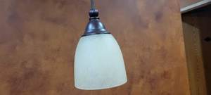 lot 102 image: Two Pendant Lights