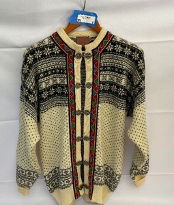 lot 5 image: Norwegian Sweater. Made by Christiania Sweaters.  Estimated Value $225