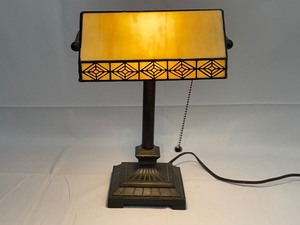 lot 15 image: Antique Desk Lamp. Estimated Value $50-100