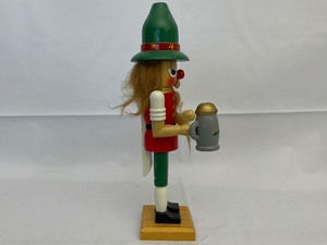 lot 33 image: Vintage Bavarian Oktoberfest Wooden Nutcracker Beer Drinker with Beer Stein. Estimated Value $50-250
