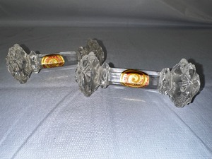 lot 197 image: Two Lead Crystal Decorative Rattles.