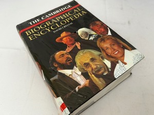 lot 227 image: The Cambridge Biographical Encyclopedia by David Crystal. Still in Plastic Shipping Seal.