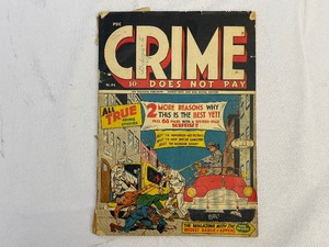 lot 100 image: Crime Does Not Pay Magazine of All True Crime Stories.