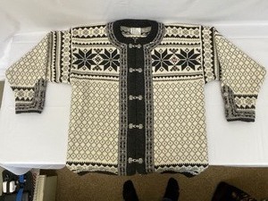 lot 161 image: Voss Norwegian Wool Sweater. Size Large. Estimated Value $150-225