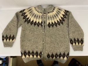 lot 164 image: Wool Sweater and Knit Wool Pants. Size Large.