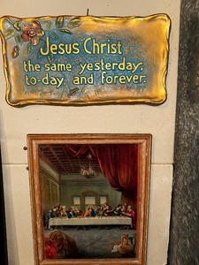 lot 503 image: Religious Vintage Art.
