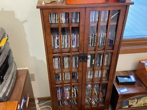 lot 248 image: Two CD Storage Cabinets and Contents.