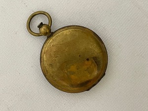 lot 297 image: Vintage Pocket Watch, Cigarette Case, and Lighter.