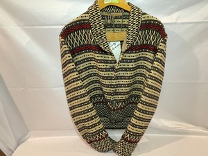 lot 455 image: Vintage Knit Cardigan Sweater with Metal Buttons Purchased in Norway in 1933.