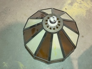 lot 529 image: Vintage Lampshade Measuring 10 Inches in Diameter.