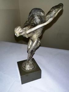 lot 354 image: Replica of Charles Sykes spirit, ecstasy sculpture in German silver