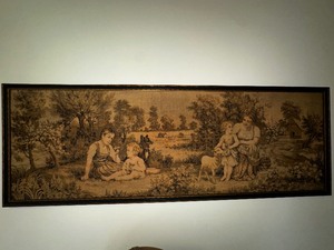 lot 404 image: Framed Tapestry.