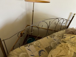 lot 405 image: Full-Size Metal Bed Frame.