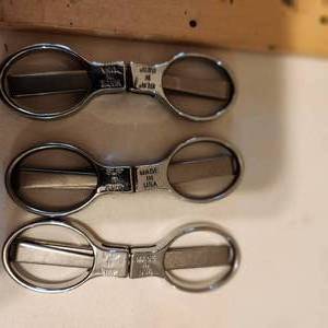 lot 329 image: Three Mini Multipurpose Folding Scissors