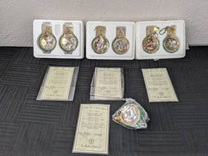 lot 136 image: (7) The Bradford Edition Kitten Expeditions Heirloom Ornaments