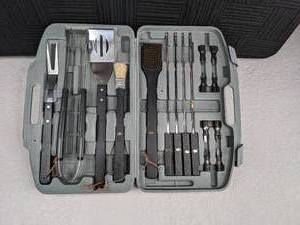lot 31 image: New Grill Tools including Case