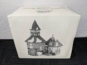 lot 123 image: Dept. 56 The Heritage Collection Dickens Village Series The Olde Camden Town Church Handpainted Porcelain House