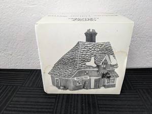 lot 127 image: Dept. 56 The Heritage Collection Dickens Village Series The Chop Shop Handpainted Porcelain House