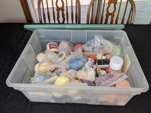 lot 147 image: A Tote Full of Crafting Materials