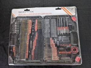 lot 23 image: New Sontax 246 Piece Drill & Drive Bit Kit with Carrying Case
