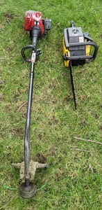 lot 17 image: McCulloch Gas Chainsaw and Murray Gas Weed Wacker