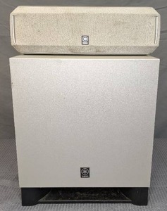 lot 65 image: Yamaha Subwoofer and Speaker YST-SW010 and NS-AP1500C